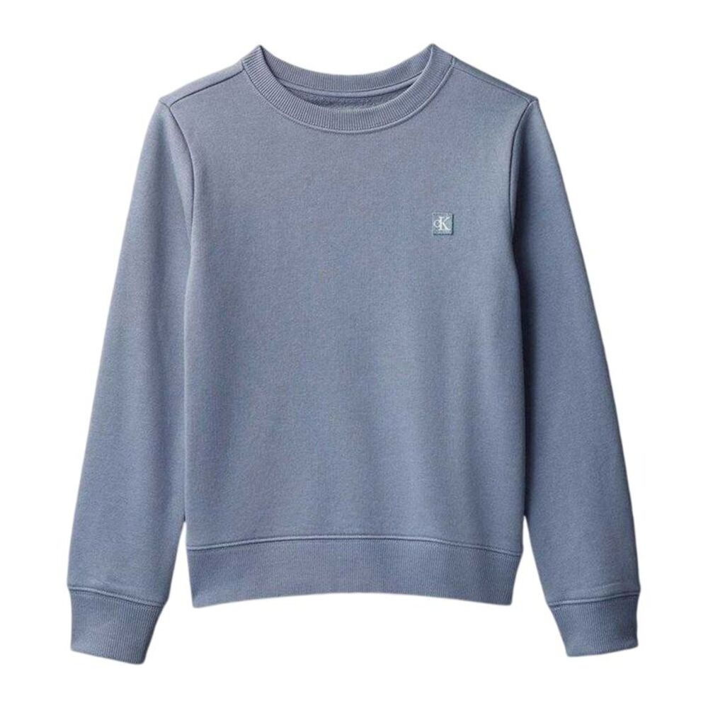 Calvin Klein Childrens/Kids Logo Crew Neck Sweatshirt / Blue